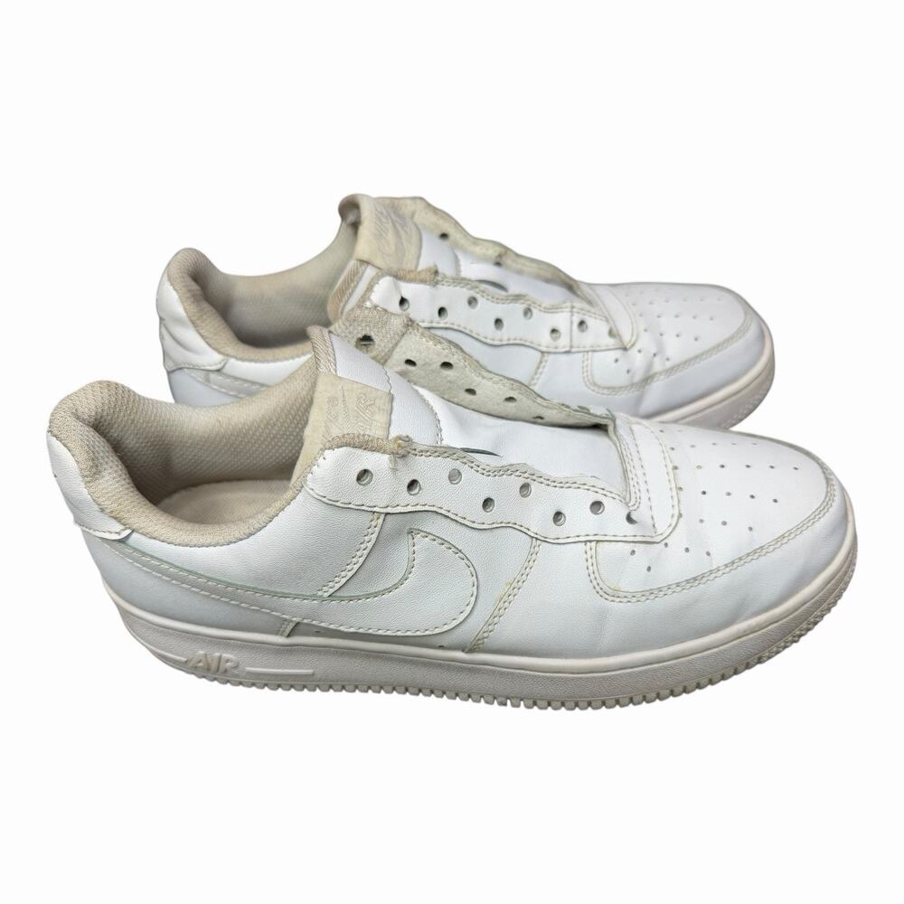 Nike Air Force 1 Low – White/White Men’s Size 9.5 (UK 8.5 / EUR 43) No Laces